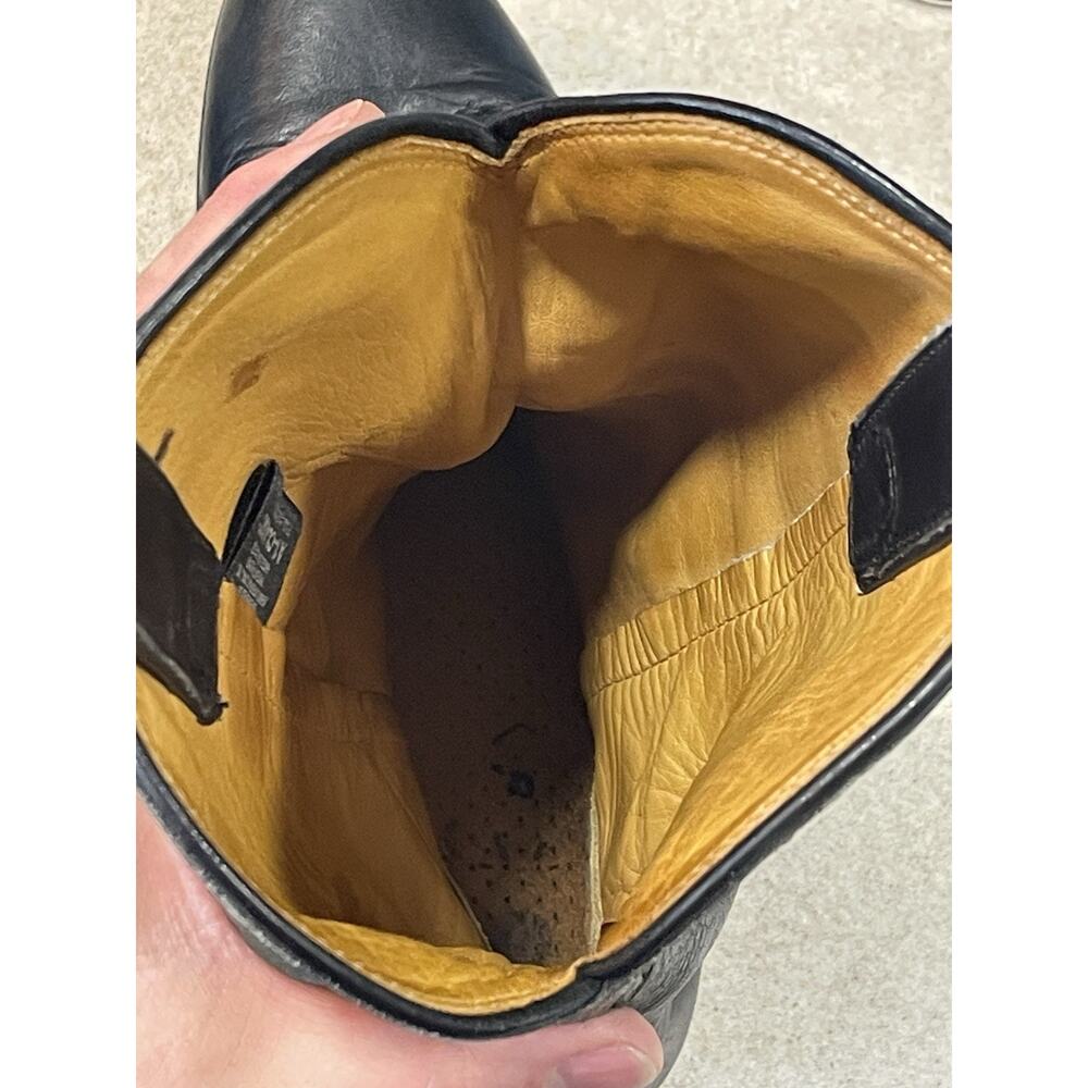 Ariat A-1 Classic Women’s Size 9.5 Cowgirl Boots Black Leather Western Wear - Picture 12 of 14